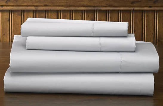 Grey Hemstitch Sheets