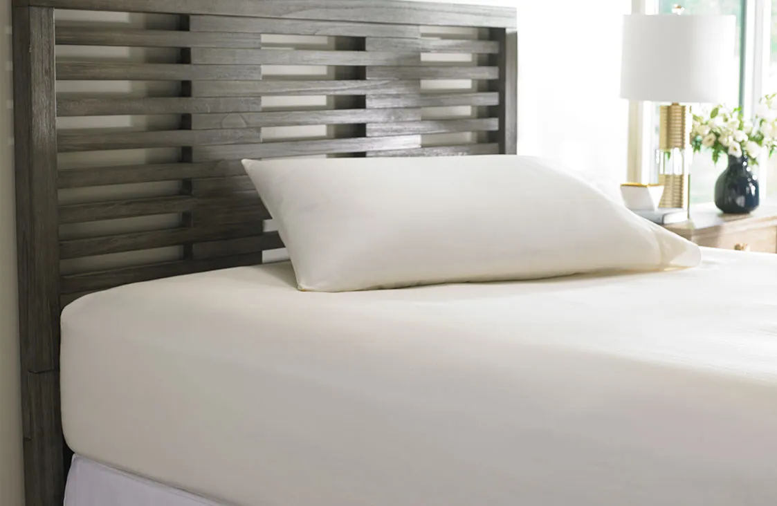Ivory Hemstitch Fitted Sheet