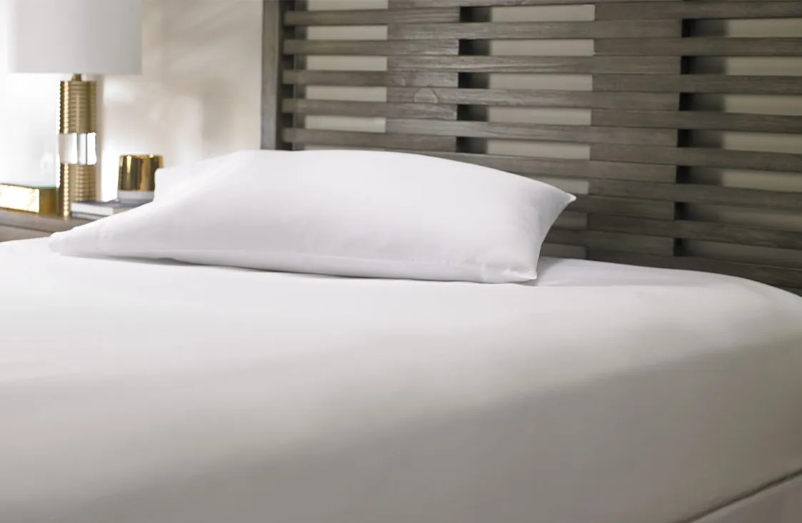 White Hemstitch Fitted Sheet