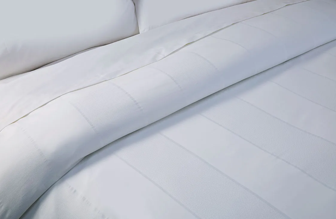 Bird's Eye Stripe Duvet Cover