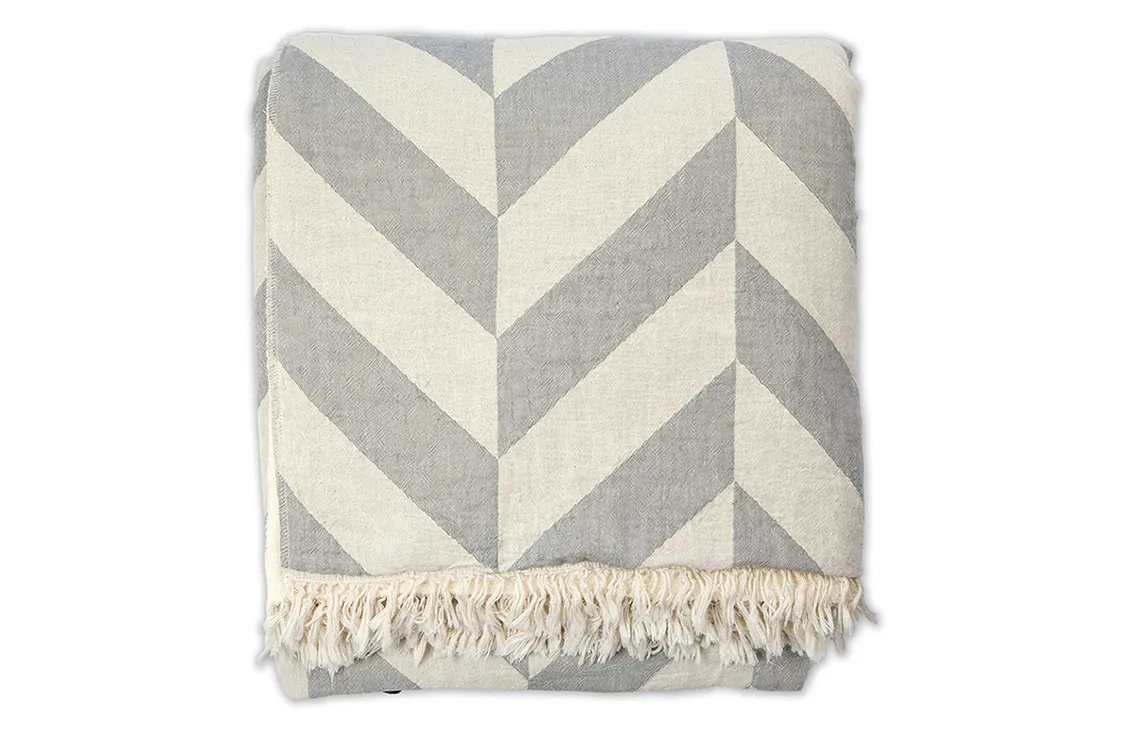 Chevron Fleece Throw