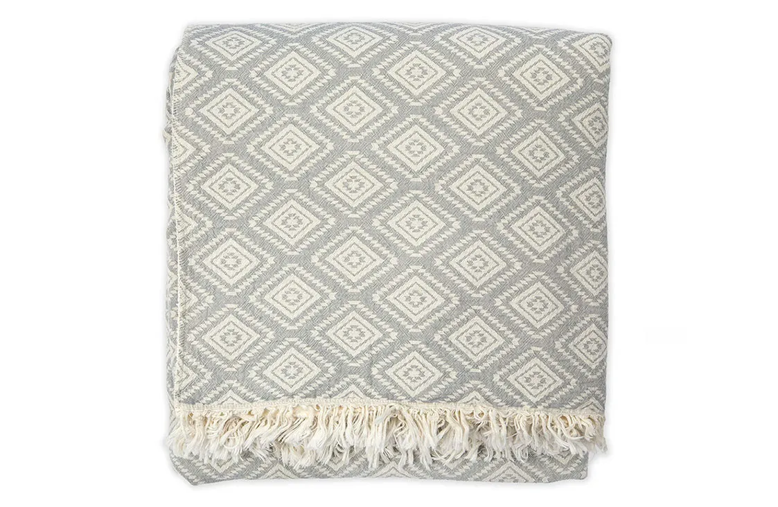 Diamond Fleece Throw