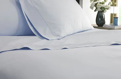 Product Blue Hemstitch Flat Sheet