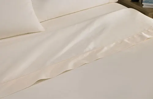 Product Ivory Hemstitch Flat Sheet