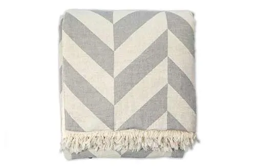 Product Chevron Fleece Throw