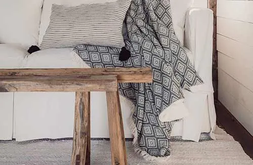 Product Diamond Fleece Throw