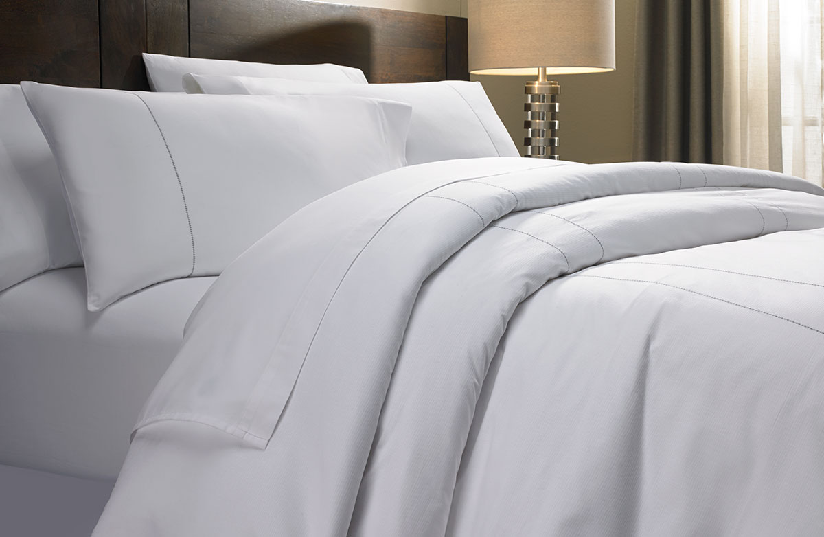 Buy Luxury Hotel Bedding from Marriott Hotels - Bird's Eye Stripe