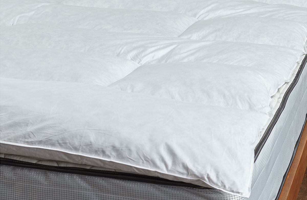 Luxury Hotel Bedding From Marriott, King Feather Bed Protector