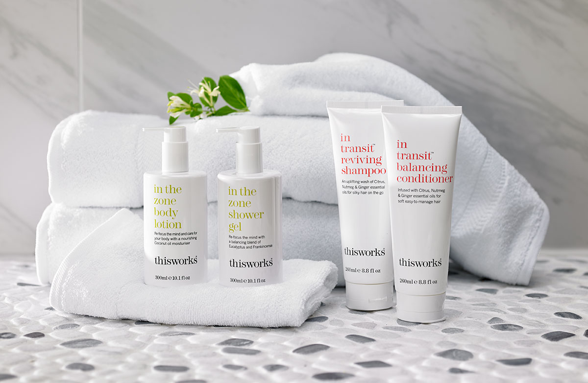 Buy Luxury Hotel Bedding from Marriott Hotels - Hair & Body Care Set